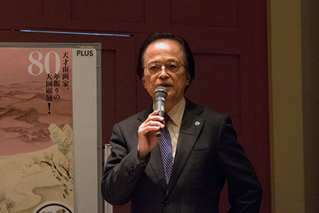京都国立博物館の佐々木丞平館長 京都国立博物館の佐々木丞平館長