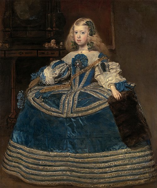 ディエゴ・ベラスケス《青いドレスの王女マルガリータ・テレサ》1659年　ウィーン美術史美術館　Kunsthistorisches Museum, Wien