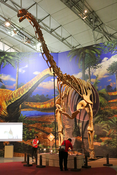 幕張メッセ「メガ恐竜展2015 ─ 巨大化の謎にせまる ─」