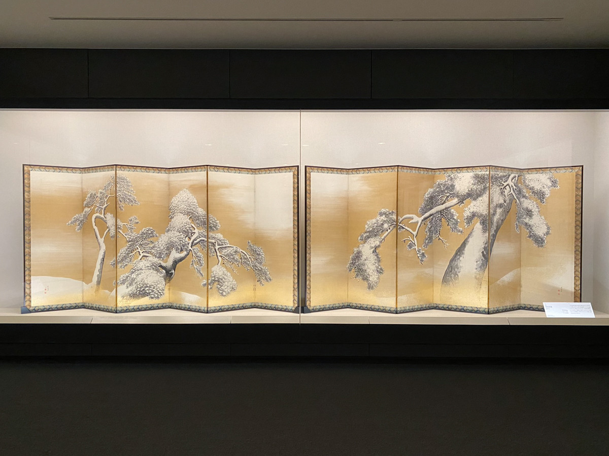 円山応挙 国宝《雪松図屏風》江戸時代・18世紀