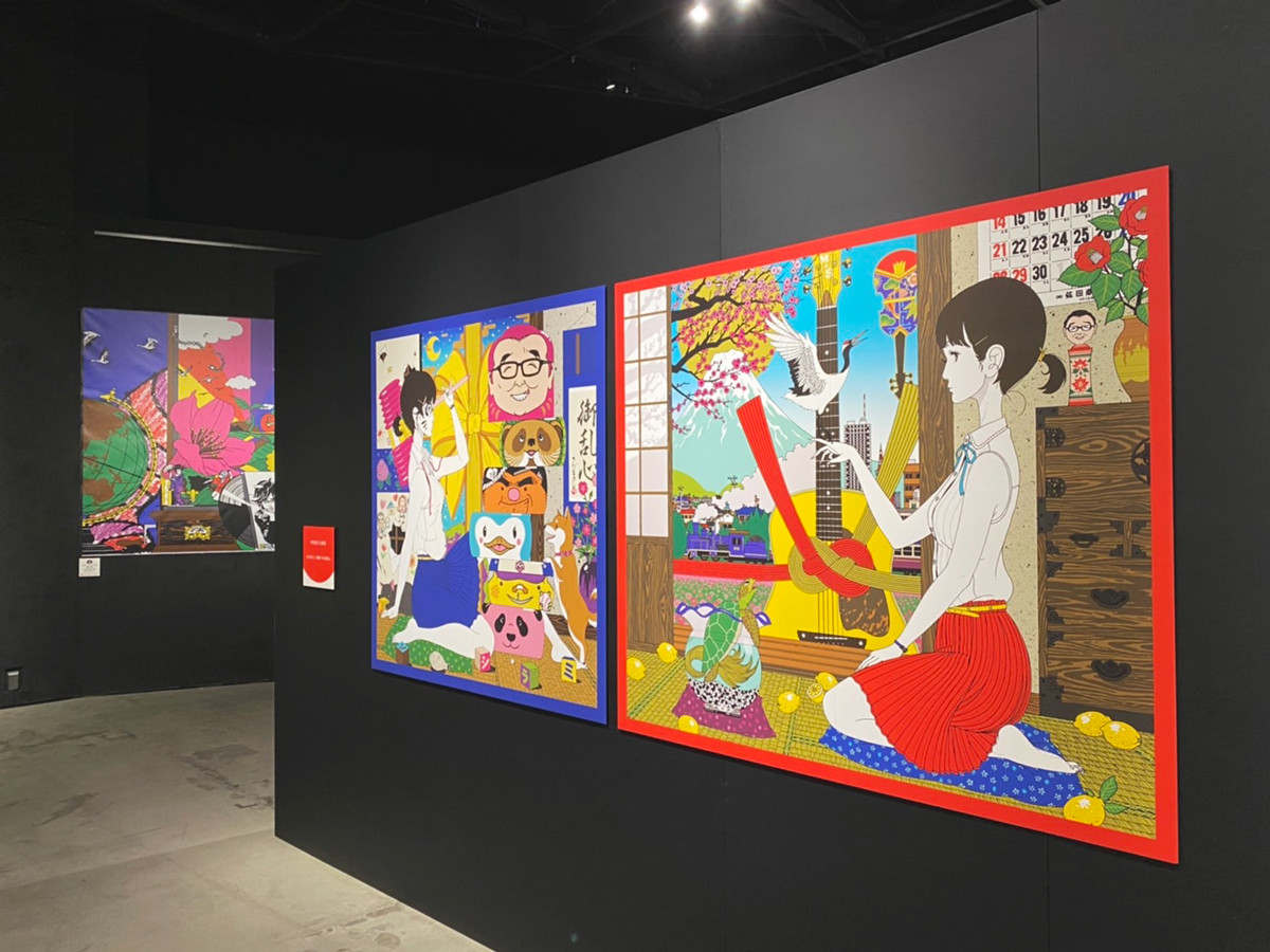 Gallery AaMo(ギャラリー アーモ)「中村佑介展 BEST of YUSUKE NAKAMURA」会場