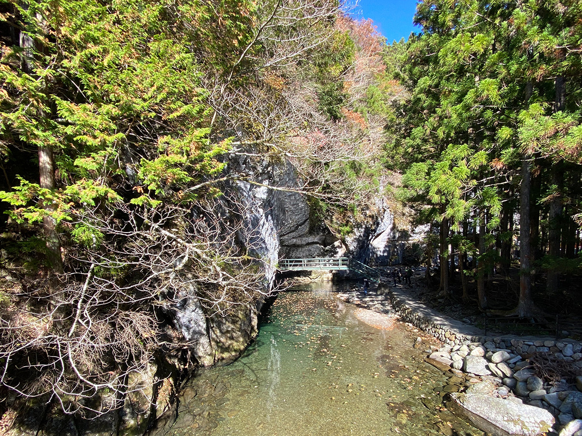 山上川の透明度は息を飲むほど