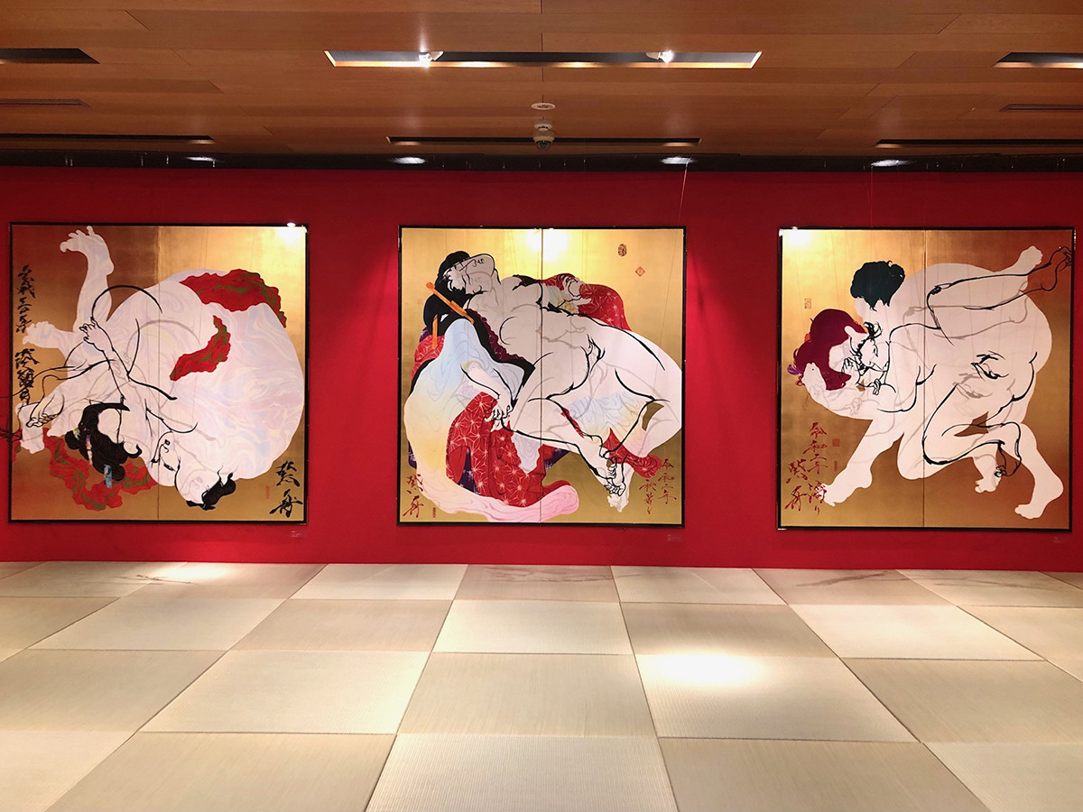 書道家 紫舟による春画展 東京で初披露 インターネットミュージアム