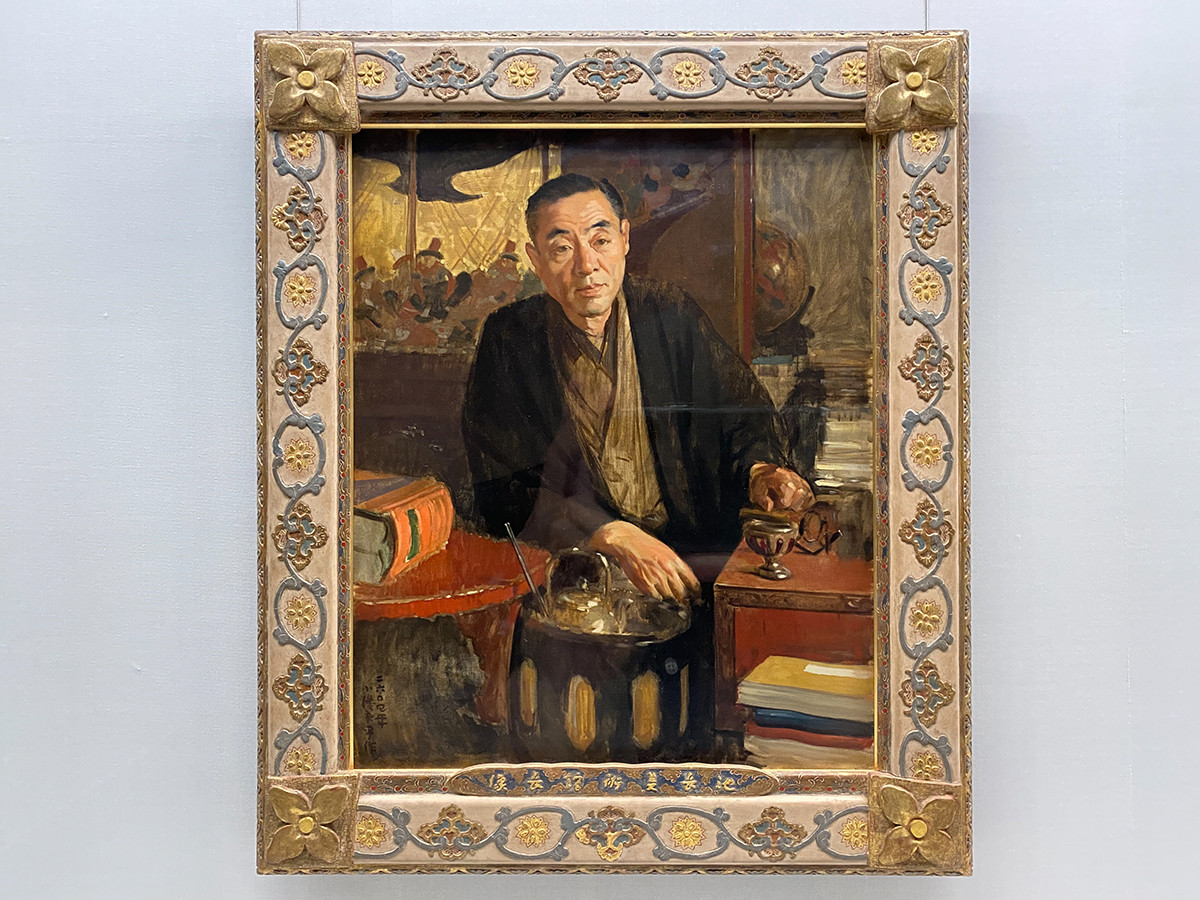 小磯良平《池長美術館長像》昭和19年（1944）