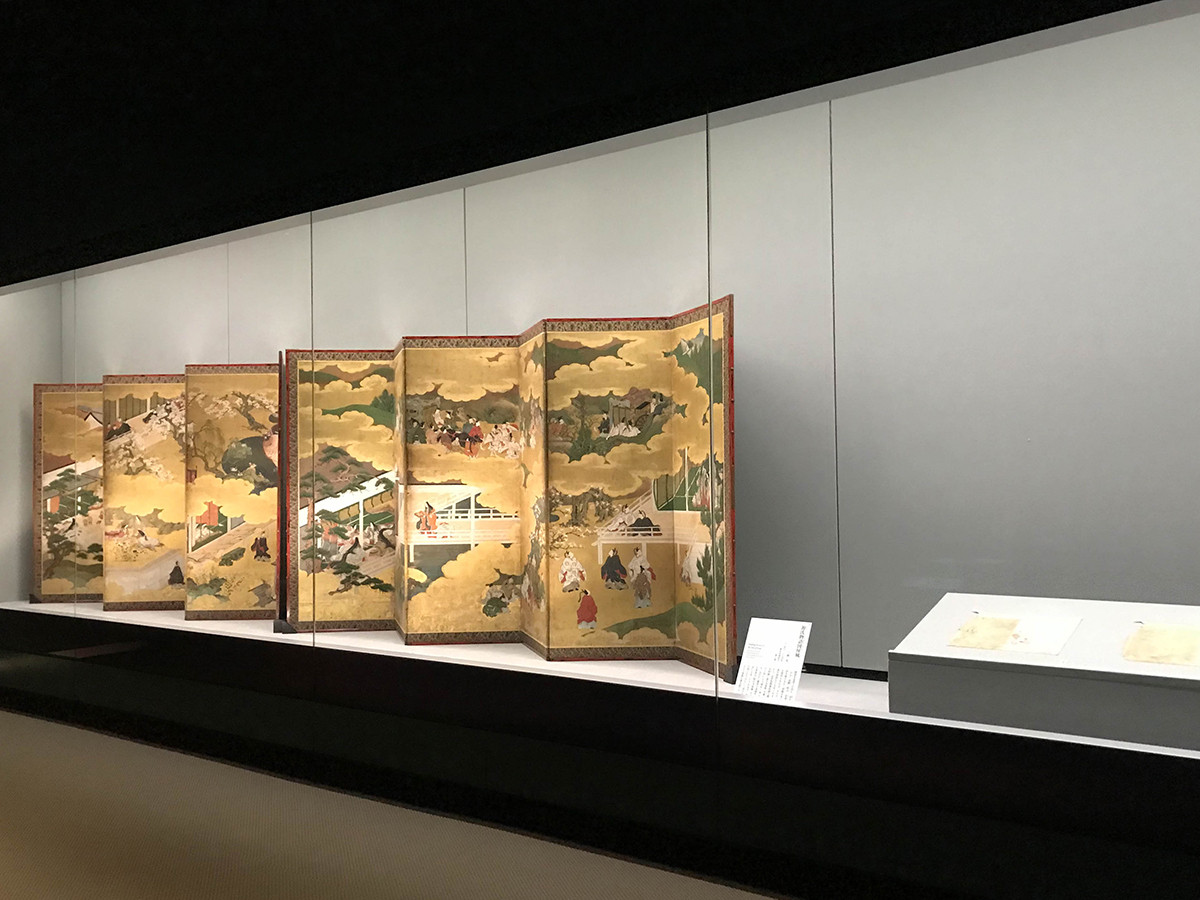 中之島香雪美術館「源氏物語の絵画―伝土佐光信『源氏系図』をめぐって」会場