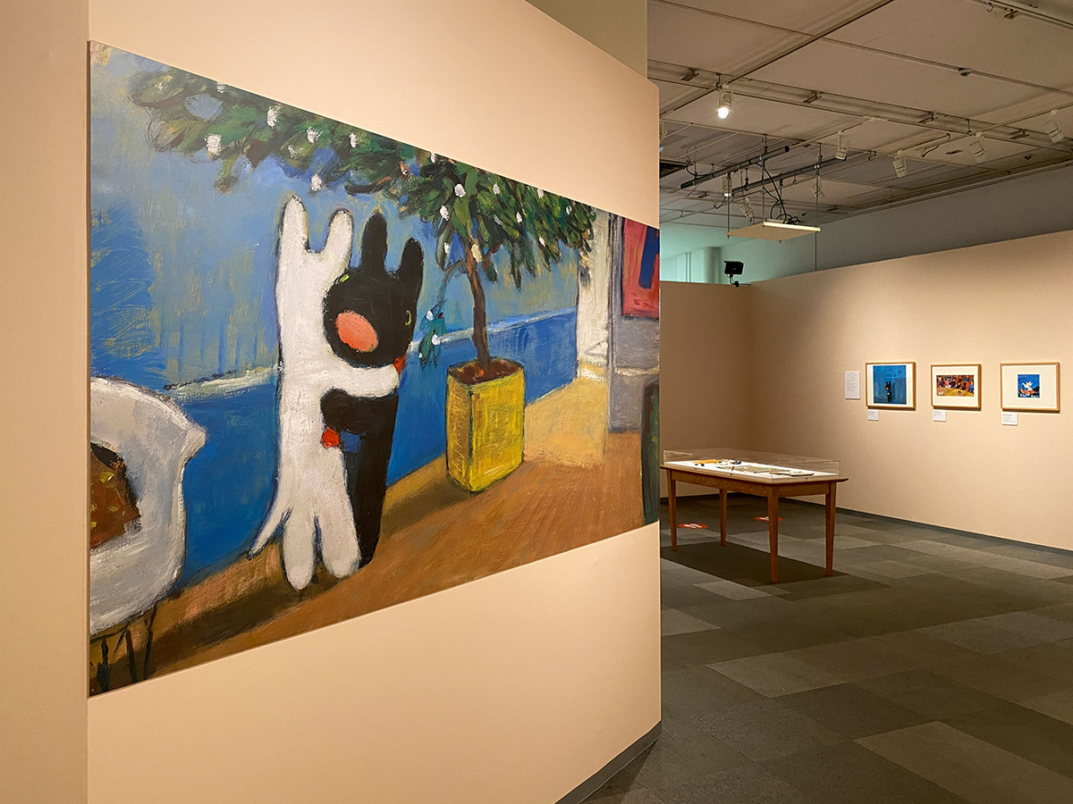 「日本デビュー20周年記念 リサとガスパールのおもいで展」会場