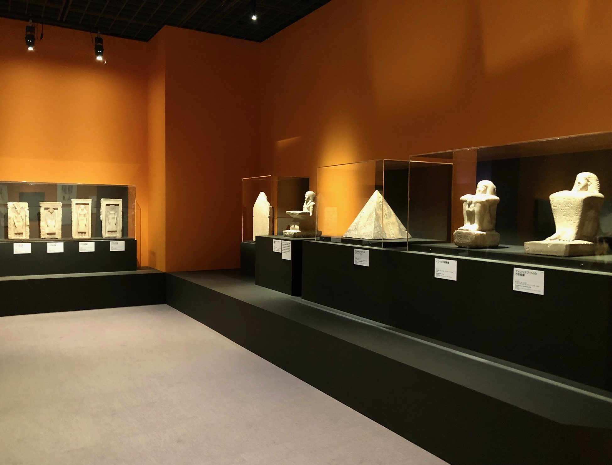 Bunkamura ザ・ミュージアム「ライデン国立古代博物館所蔵 古代エジプト展」展会場