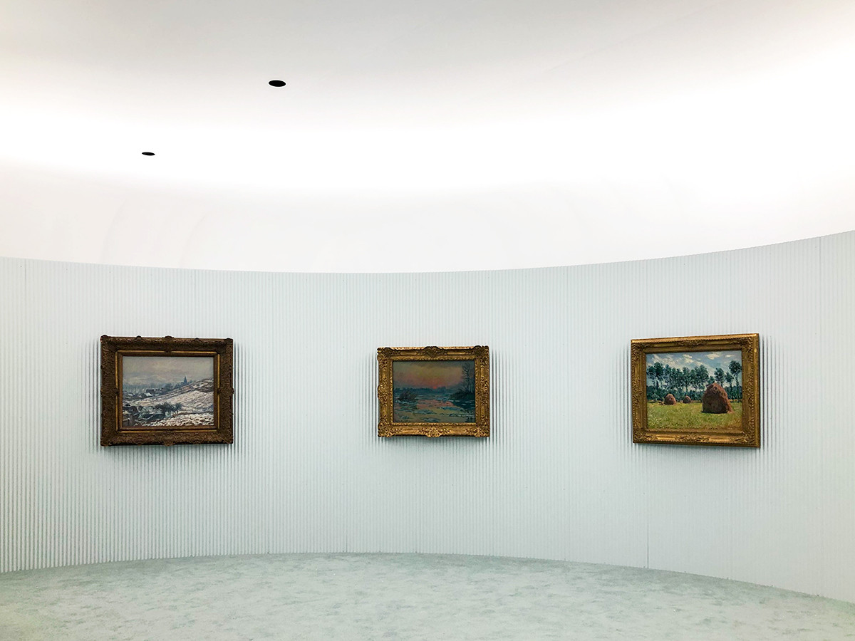 ポーラ美術館「モネ-光のなかに」展会場