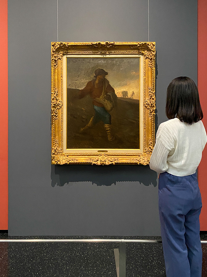 ジャン＝フランソワ・ミレー《種をまく人》1850年