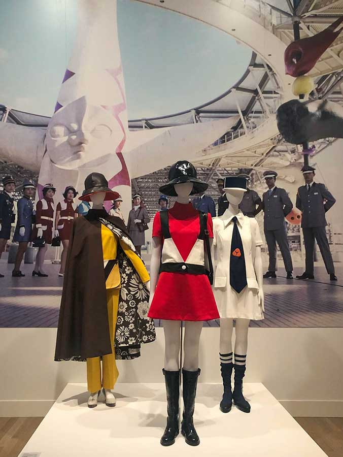 国立新美術館「ファッション イン ジャパン 1945-2020 ― 流行と社会」会場 3章 1970年代
