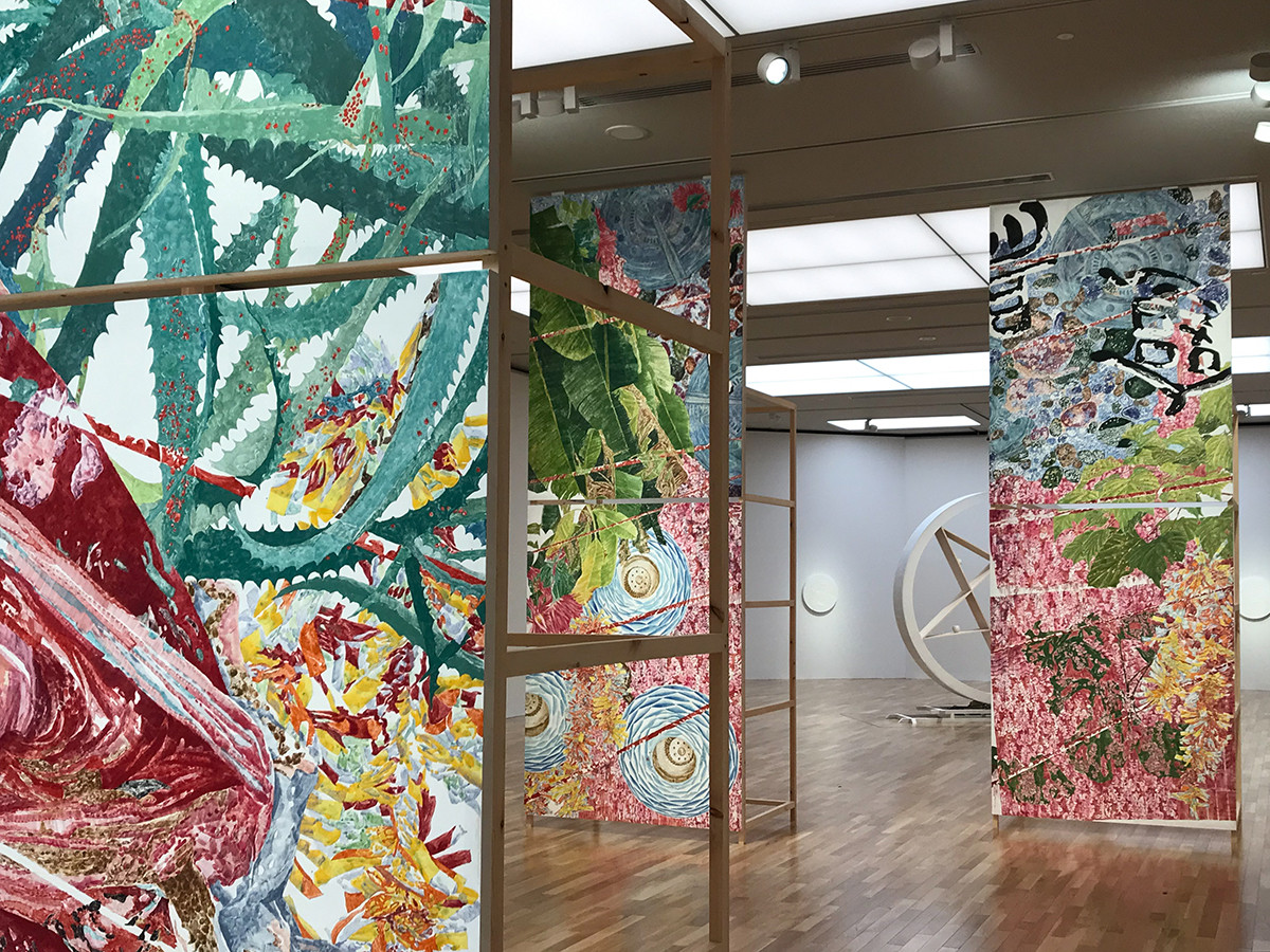 「Soft Territory かかわりのあわい」展 会場