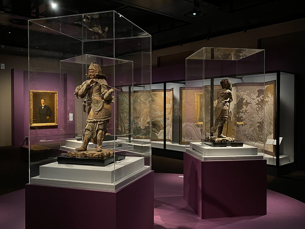 三菱一号館美術館「三菱創業150周年記念　三菱の至宝展」会場