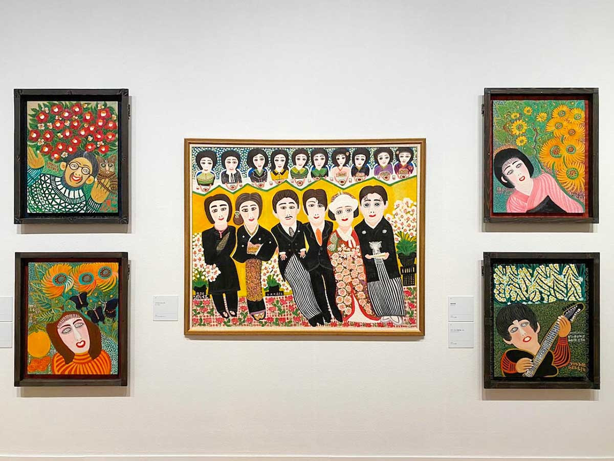 世田谷美術館「塔本シスコ展
シスコ・パラダイス」会場