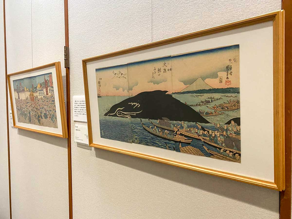 太田記念美術館「没後160年記念
歌川国芳」会場