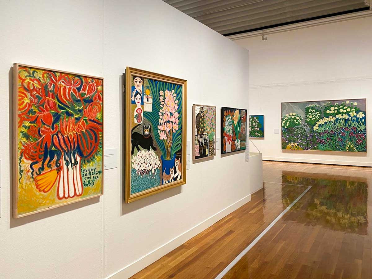 世田谷美術館「塔本シスコ展
シスコ・パラダイス」会場