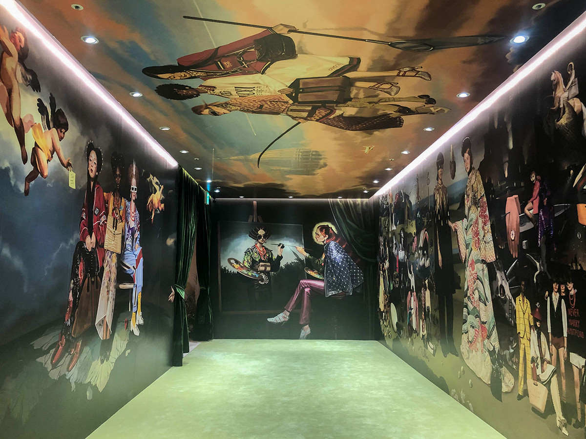 「Gucci Garden Archetypes」展 in TOKYO 会場 Room9 Gucci Hallucination