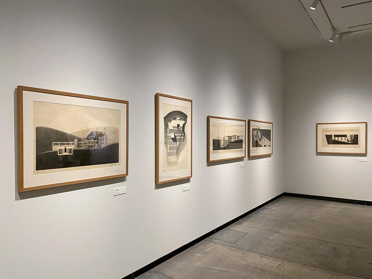 WHAT MUSEUM「安藤忠雄 描く」 会場風景