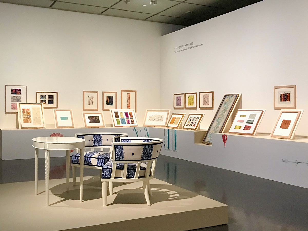京都国立近代美術「上野リチ:ウィーンからきたデザイン・ファンタジー」展 会場