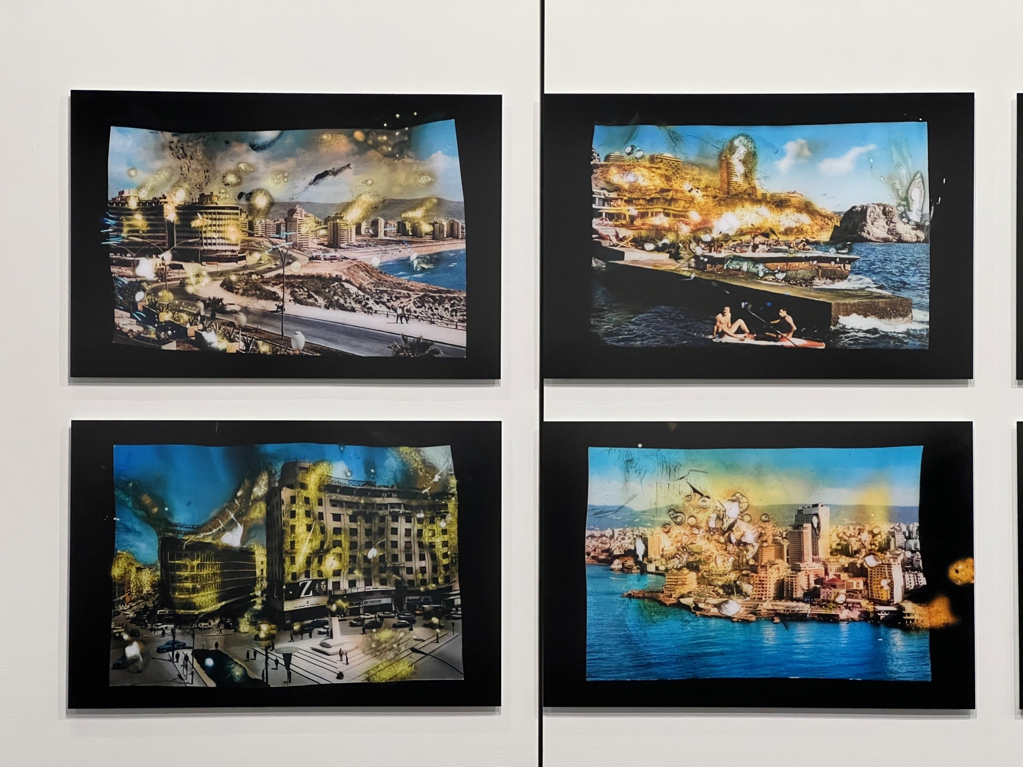 東京都写真美術館「プリピクテ 東京展『FIRE / 火』」会場から ジョアナ・ハッジトマス&ハリール・ジョレイジュ(レバノン)の作品