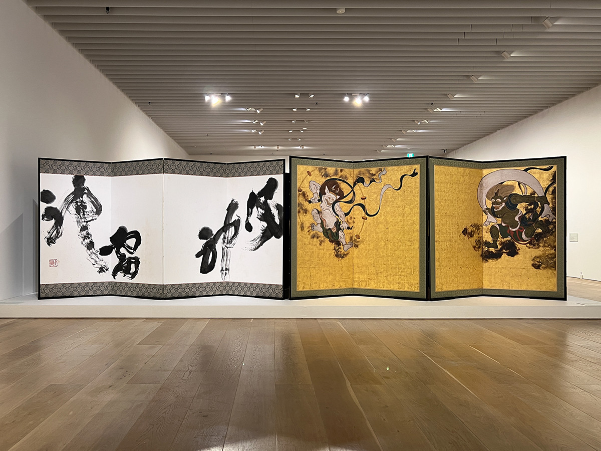 森アーツセンターギャラリー 書家 金澤翔子展「つきのひかり」会場