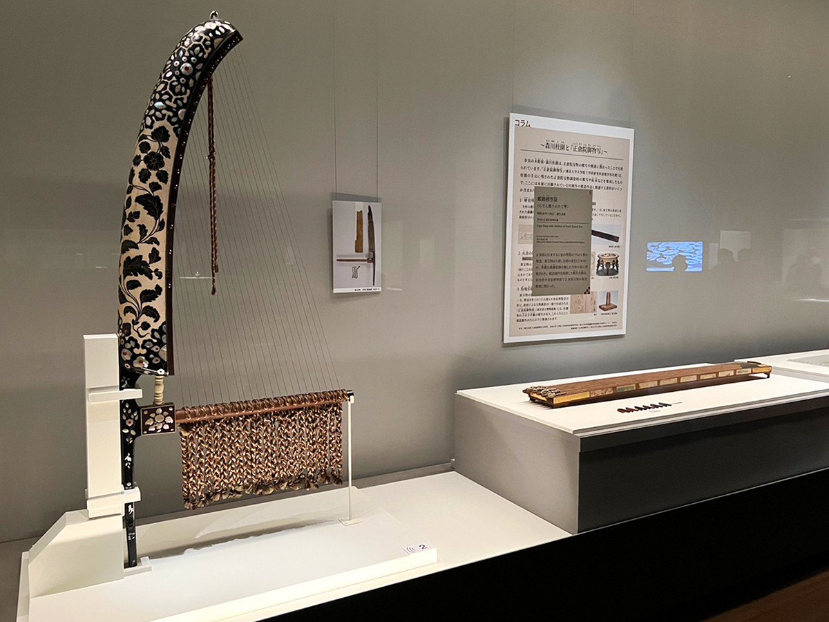 サントリー美術館「よみがえる正倉院宝物」会場