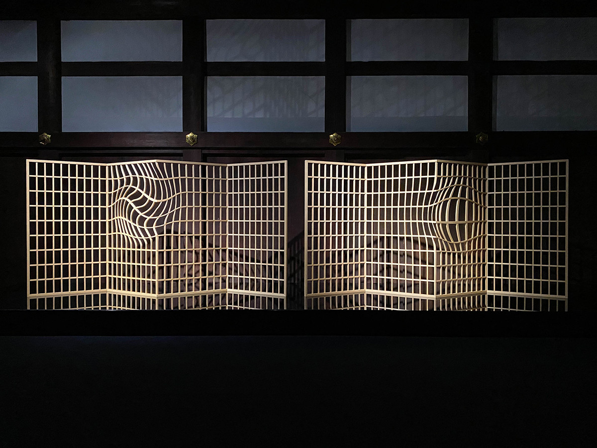 「NENDO SEES KYOTO」二条城 《fuu-raijin》nendo×宮崎家具