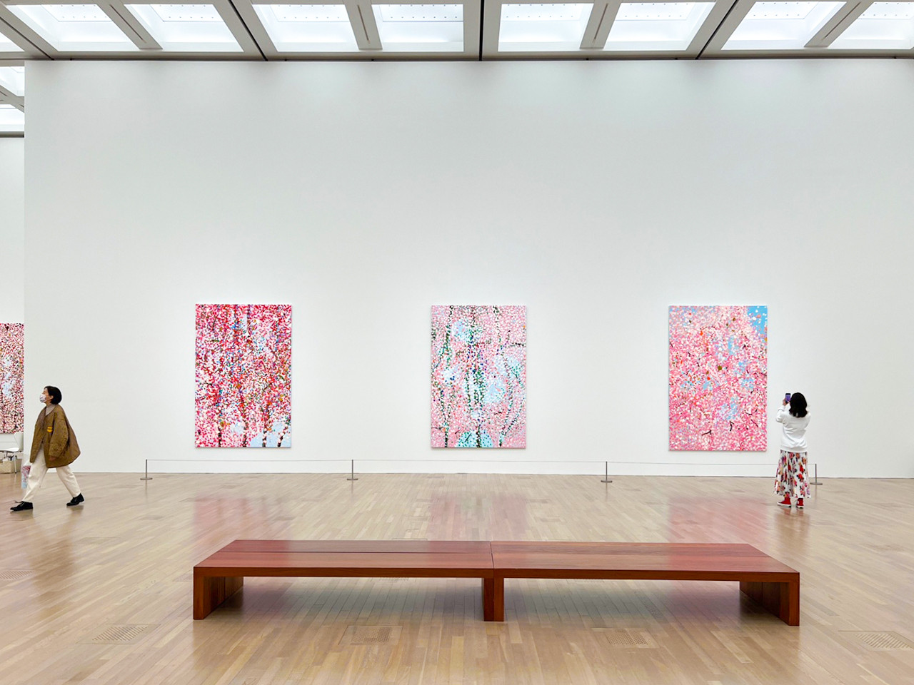 国立新美術館「ダミアン・ハースト 桜」会場