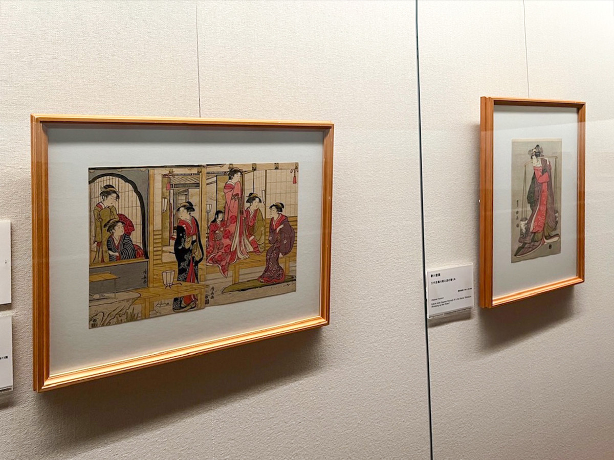 太田記念美術館「赤 ― 色が語る浮世絵の歴史」会場