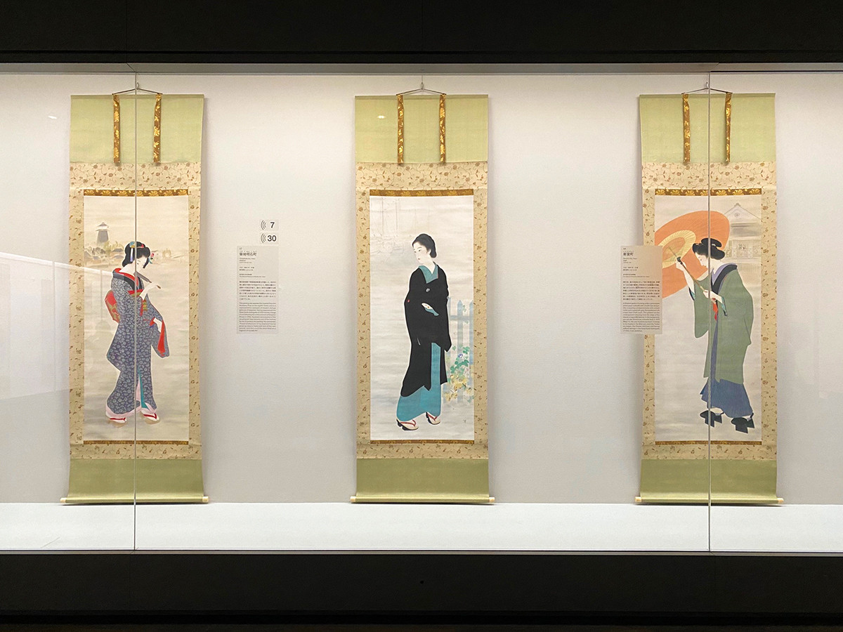 東京国立近代美術館「没後50年 鏑木清方展」会場