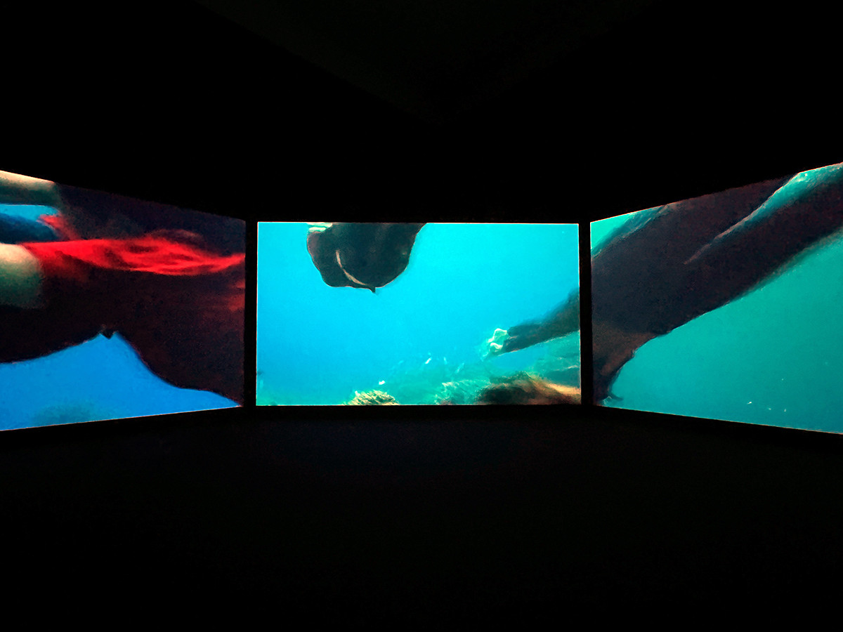 東京都現代美術館「Tokyo Contemporary Art Award 2020-2022 受賞記念展」会場　山城知佳子の展示