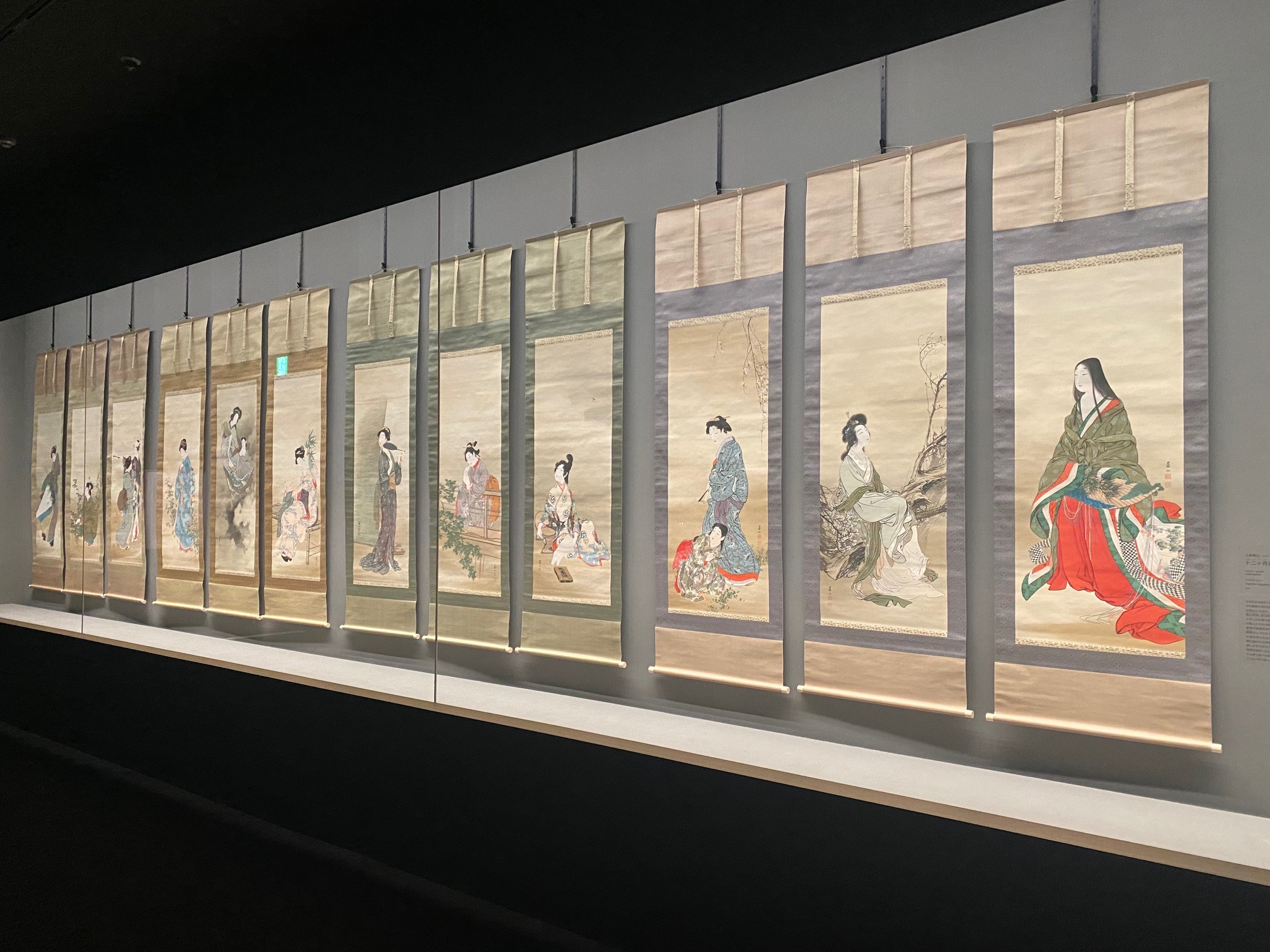 泉屋博古館東京「日本画トライアングル　画家たちの大阪・京都・東京」会場