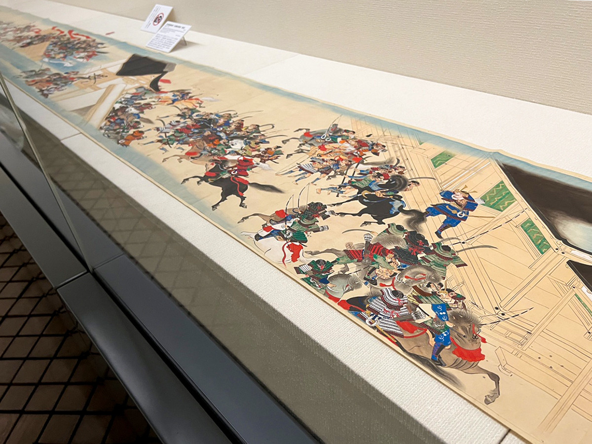 遠山記念館「源頼朝の時代 平治物語と源平合戦」会場