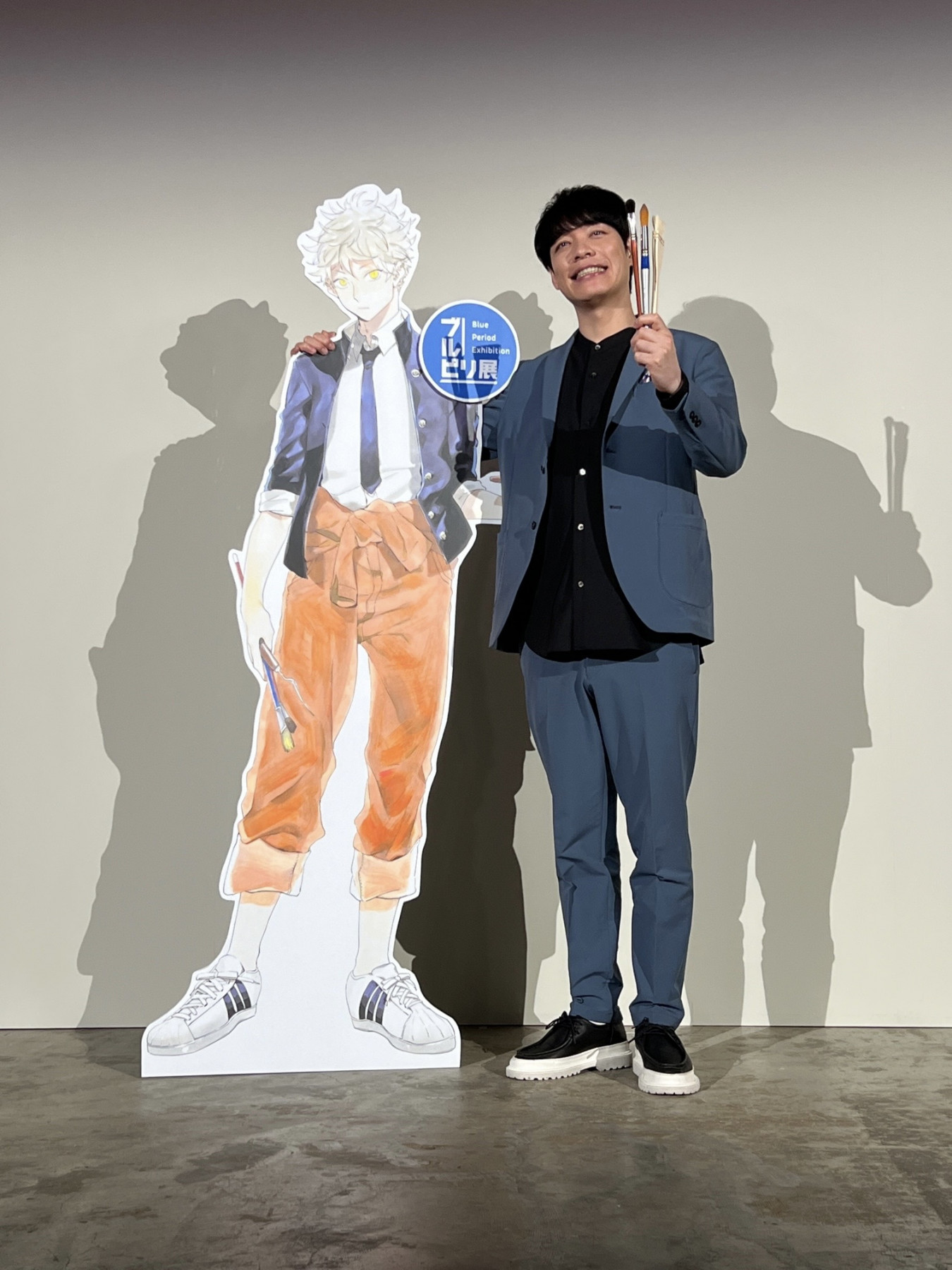 寺田倉庫G1ビル「ブルーピリオド展~アートって才能か?~」公式アンバサダーの麒麟・川島明