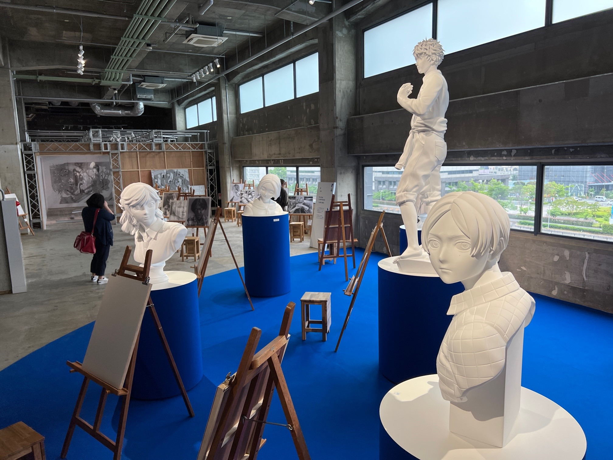 寺田倉庫G1ビル「ブルーピリオド展~アートって才能か?~」会場