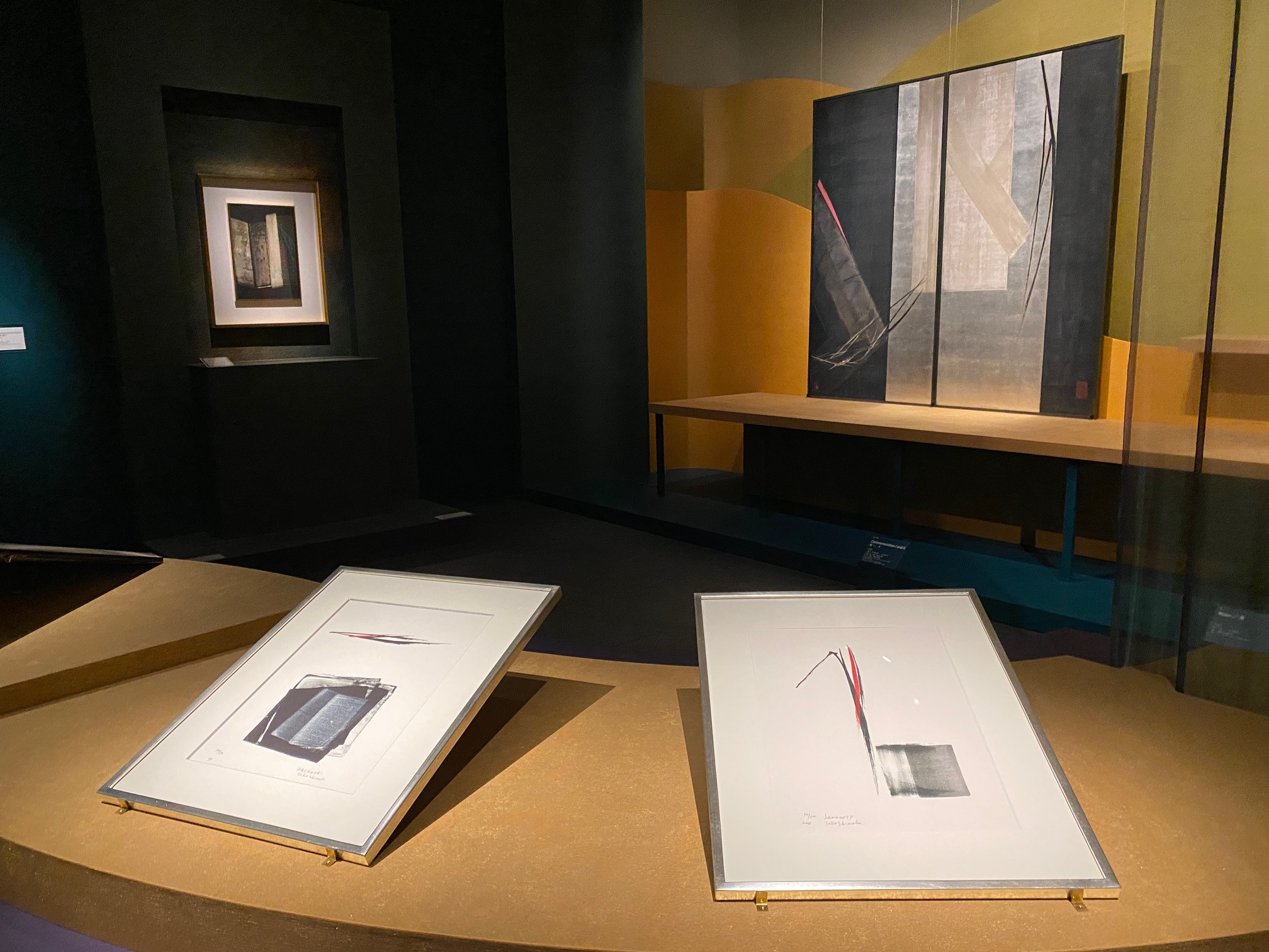 菊池寛実記念 智美術館「篠田桃紅展　夢の浮橋」会場