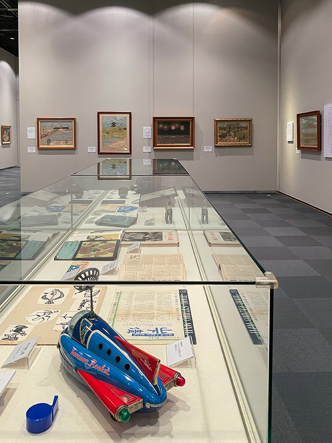 神戸ファッション美術館 特別展「生誕100年 山下清展ー百年目の大回想」会場