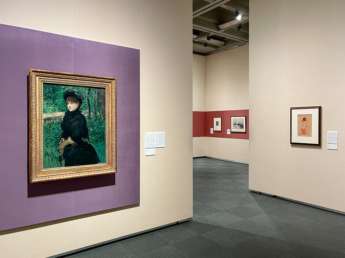 練馬区立美術館「日本の中のマネ ― 出会い、120年のイメージ ―」会場