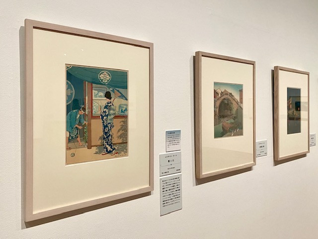 千葉市美術館「新版画　進化系UKIYO-Eの美」会場