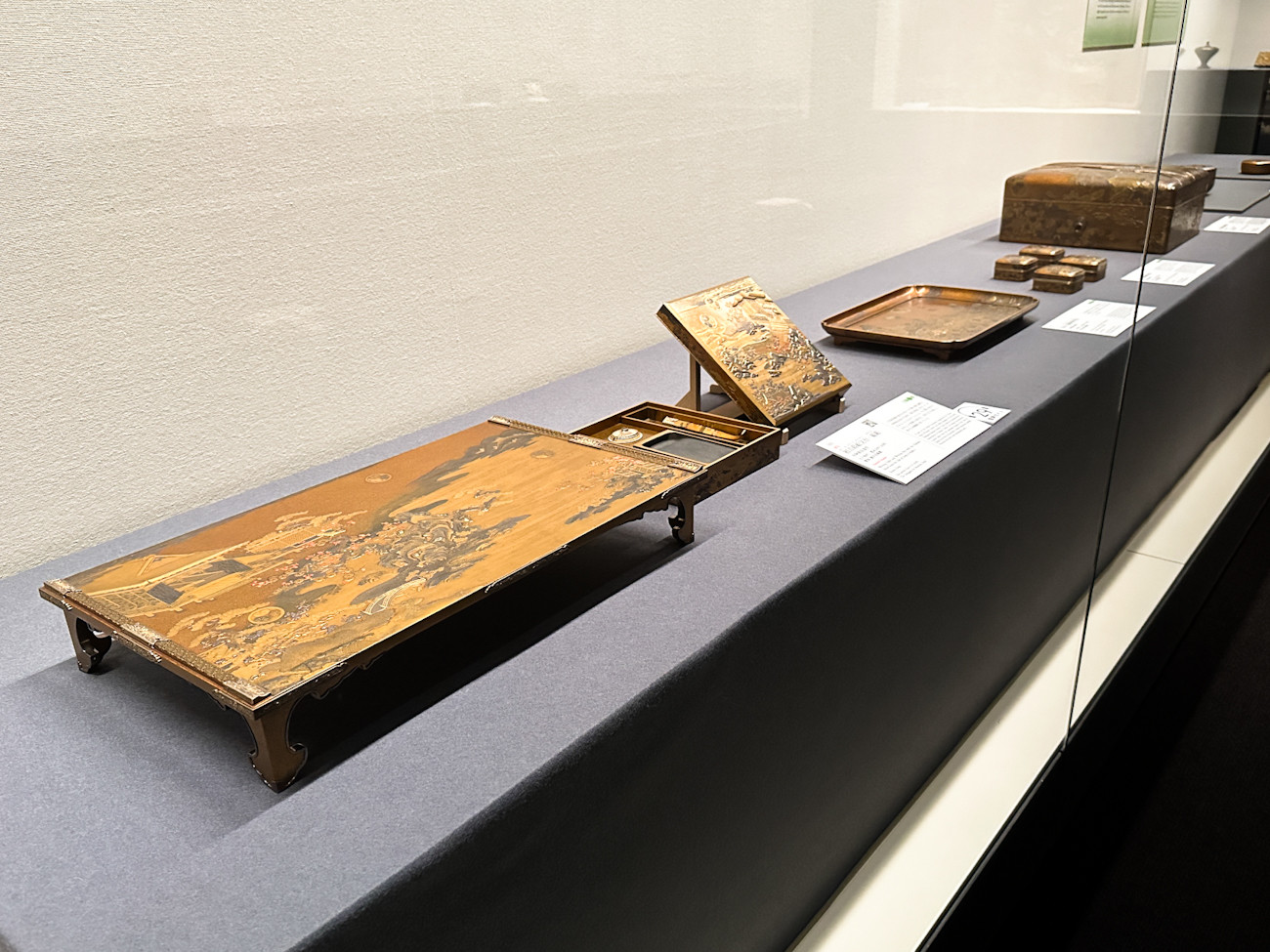 三井記念美術館「大蒔絵展 ―漆と金の千年物語」会場