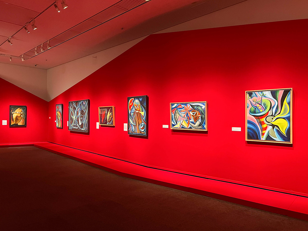 東京都美術館「展覧会 岡本太郎」会場