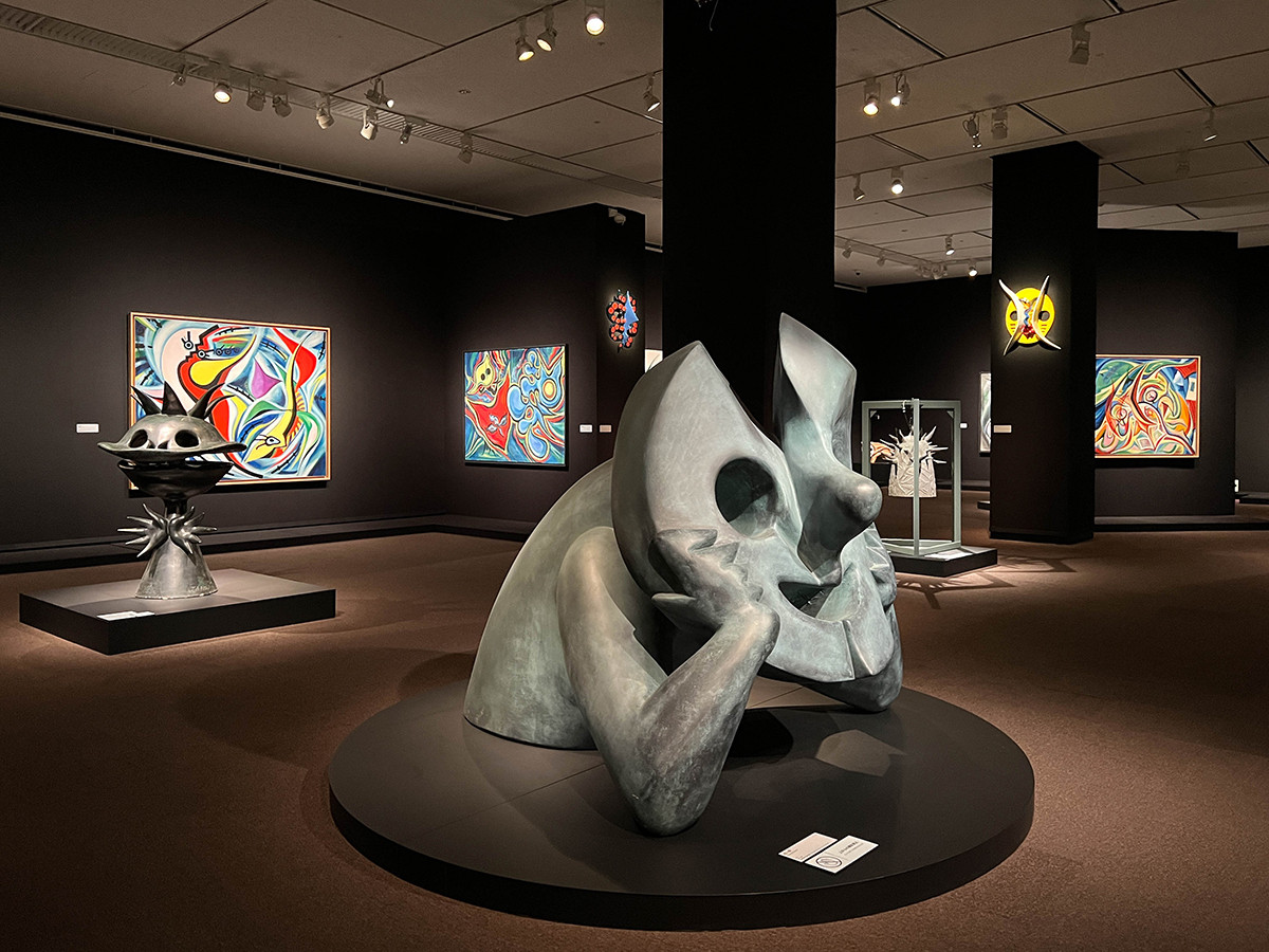 東京都美術館「展覧会 岡本太郎」会場