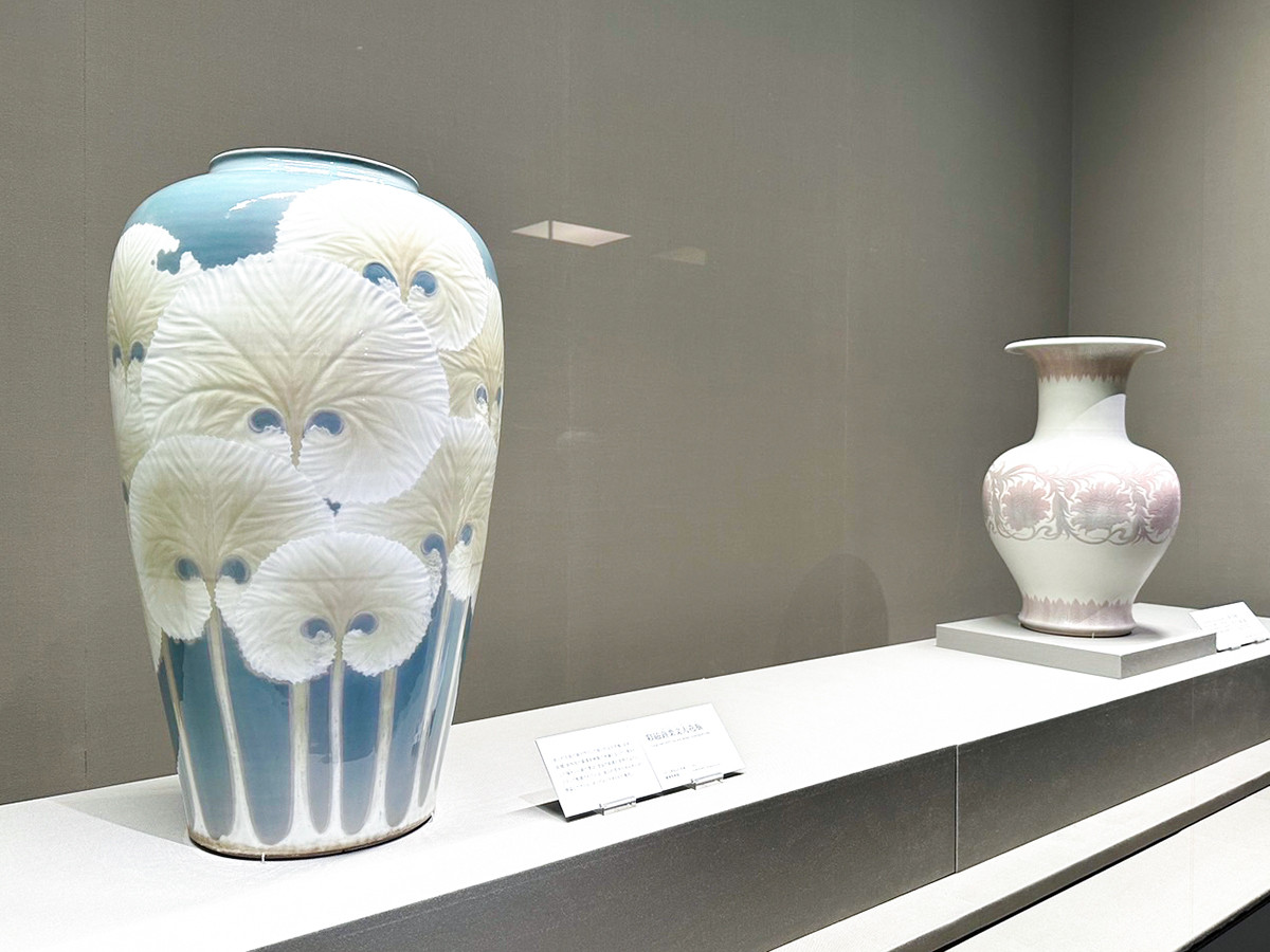 泉屋博古館東京「生誕150年記念 板谷波山の陶芸」会場