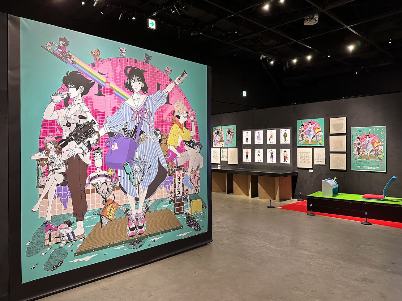 ギャラリーアーモ「中村佑介20周年展」会場