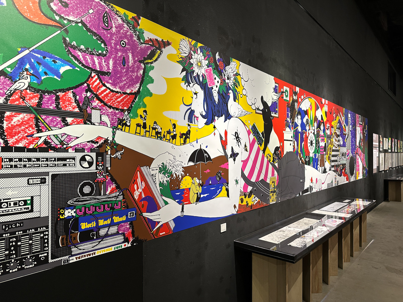 ギャラリーアーモ「中村佑介20周年展」会場