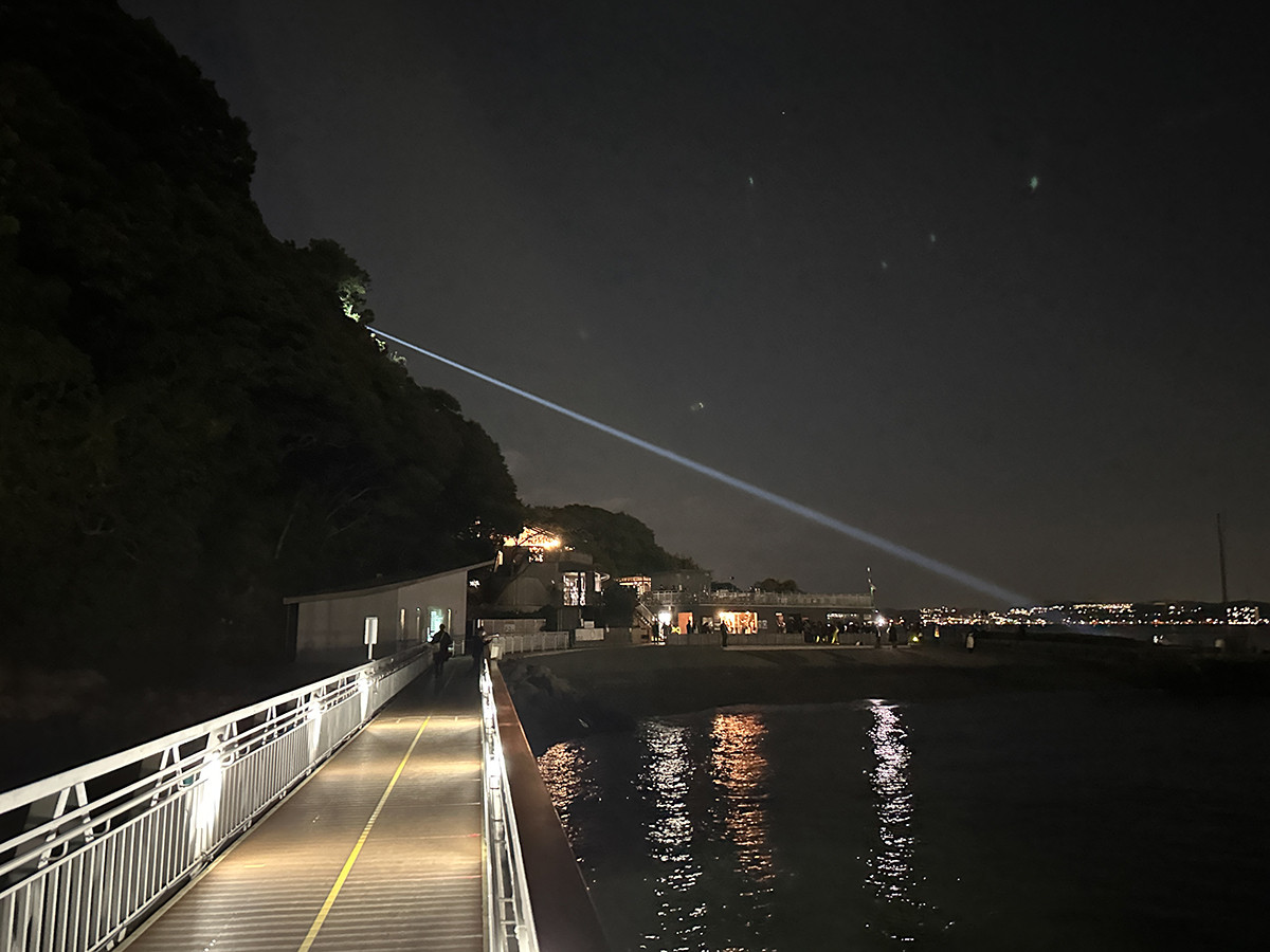 「Sense Island -感覚の島- 暗闇の美術島 2022」会場風景