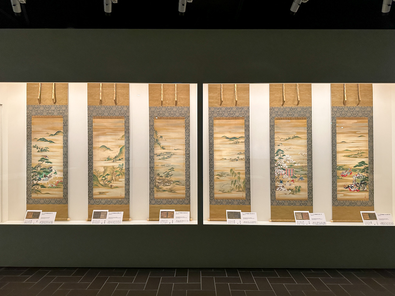 東京都美術館「源氏物語と江戸文化」会場