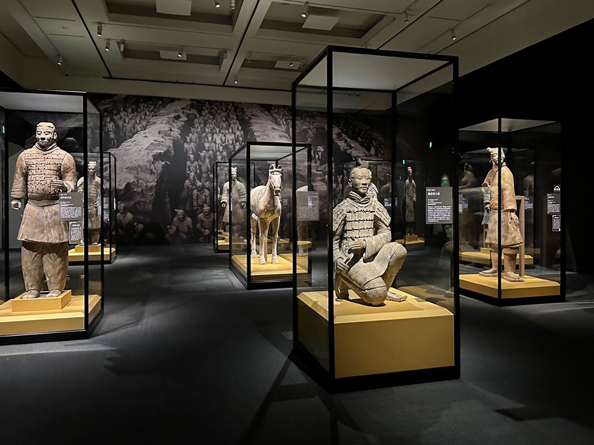 上野の森美術館「兵馬俑と古代中国~秦漢文明の遺産~」会場