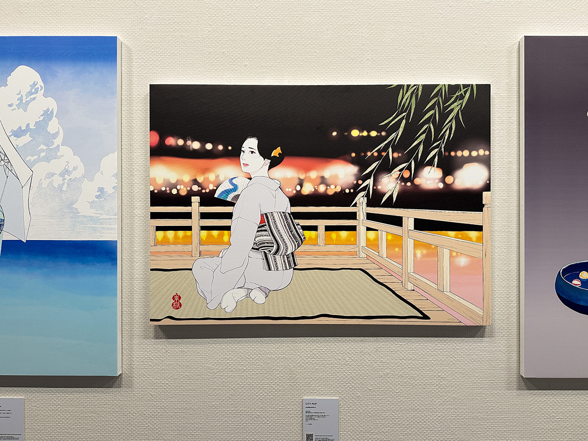 スパイラルガーデン「東村アキコ　NFT『NEO美人画 2022』展」会場