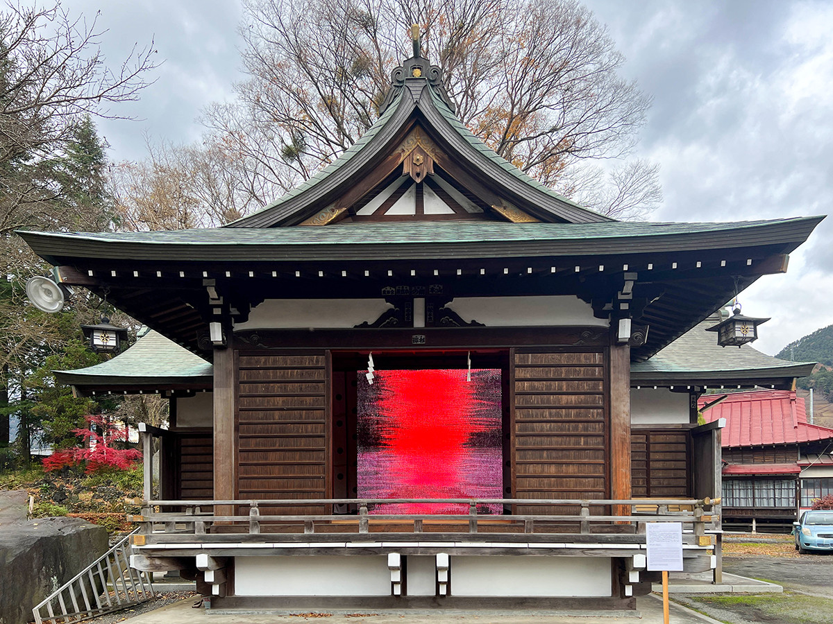 「FUJI TEXTILE WEEK 2022 アート展」会場