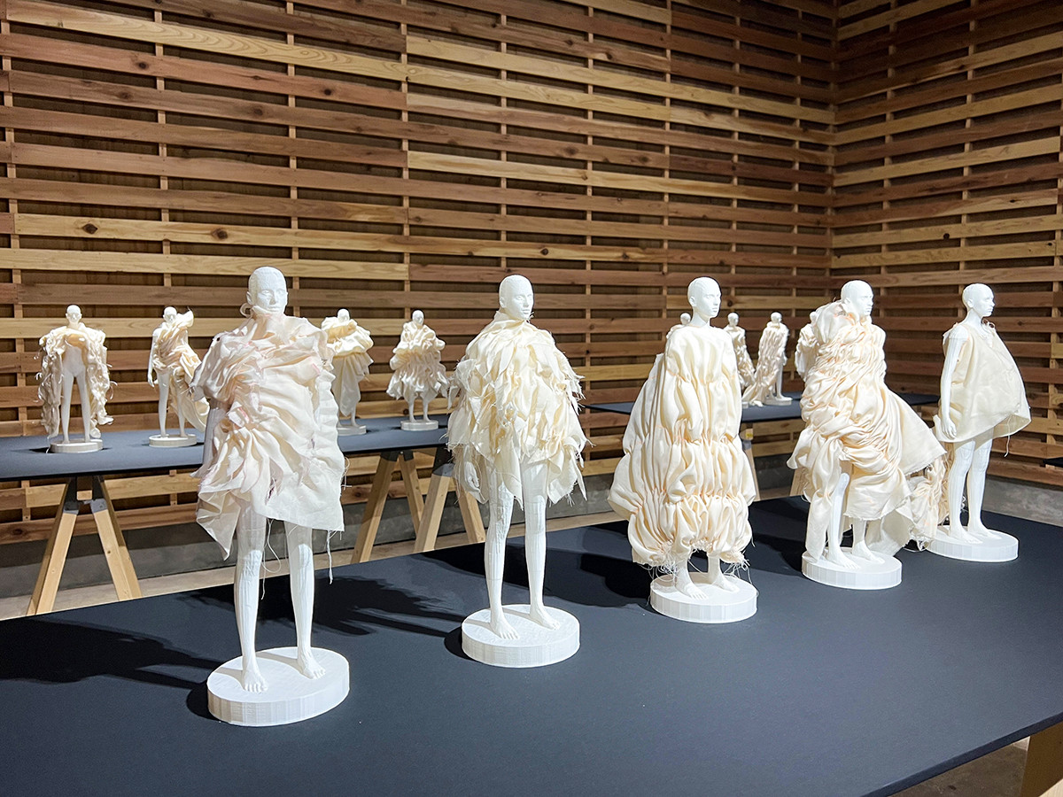 「FUJI TEXTILE WEEK 2022 アート展」会場